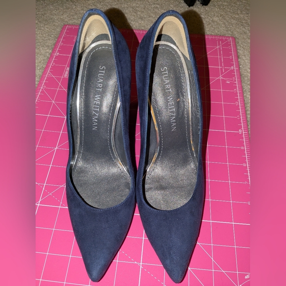 Stuart Weitzman Dark Blue Pumps Size 7.5